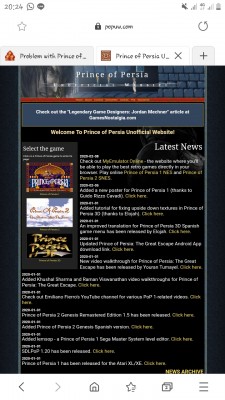 Prince of Persia Unofficial Website